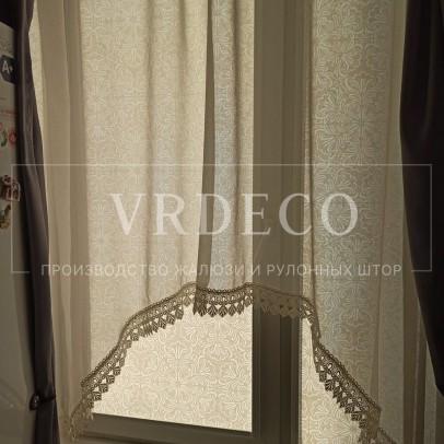 Рулонные шторы UNI 2 с тканью Калипсо белый - Мурино фото 3