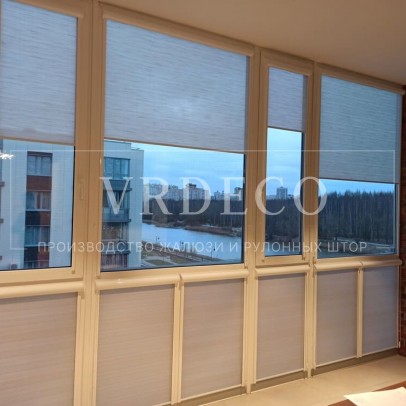 Рулонные шторы UNi 2 на теплый балкон с тканью Мемфис - Катерников 10 к 1 фото 4